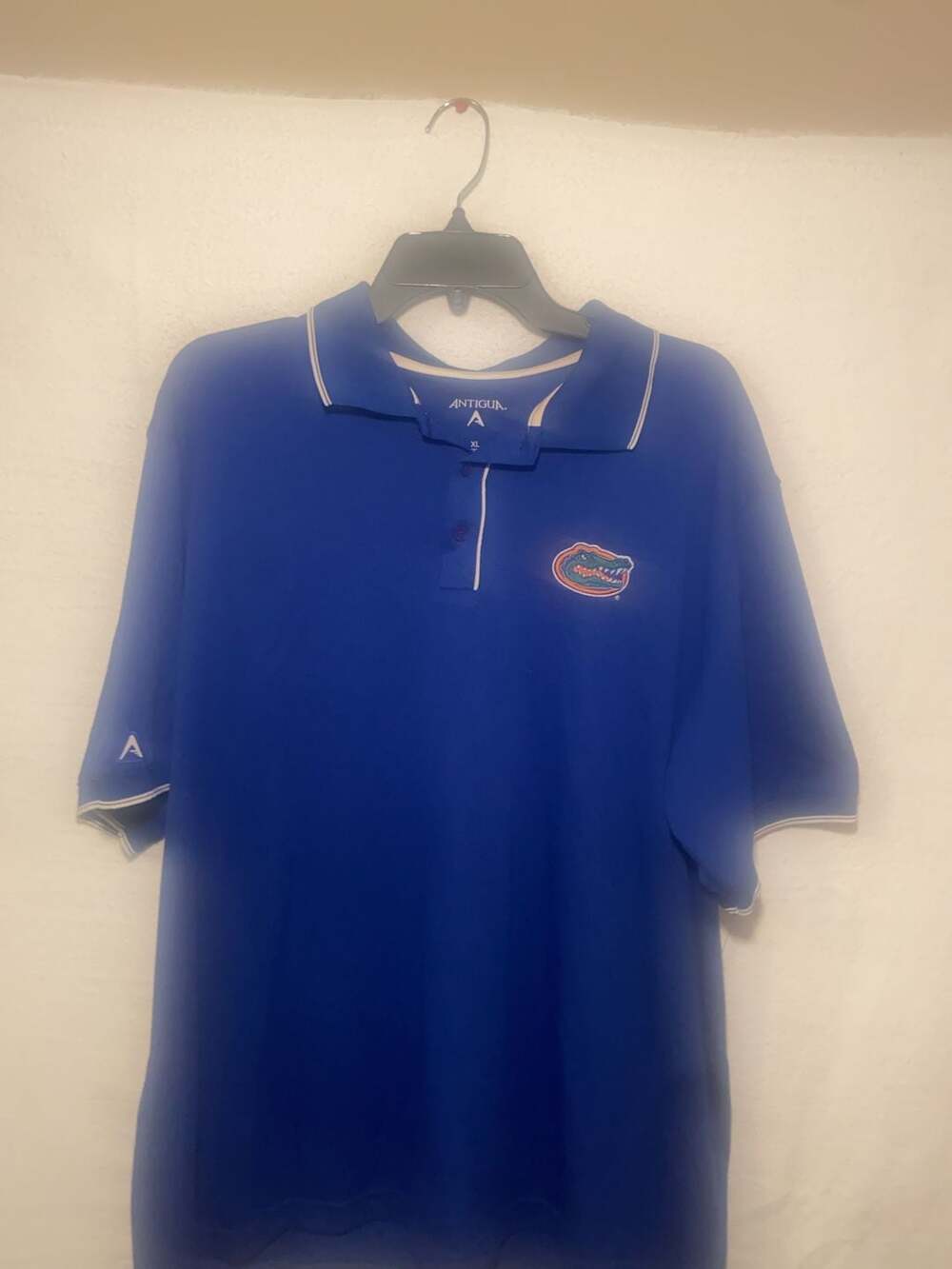 Antigua University of Florida Gators Polo Shirt Blue Size XL